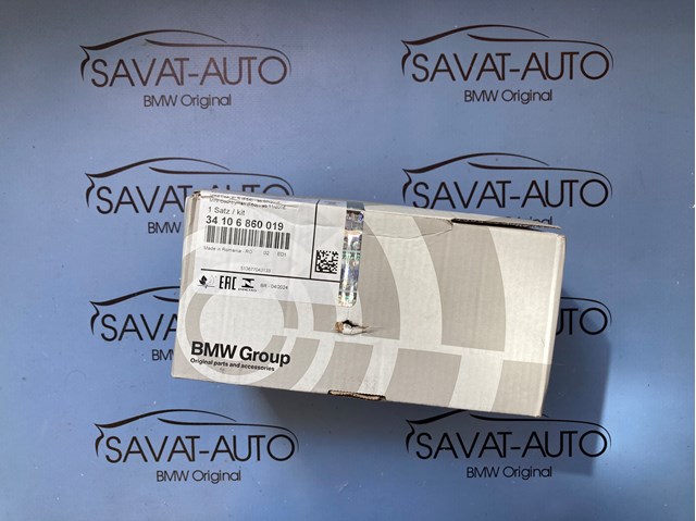 Колодки тормозные передние дисковые 34106860019 BMW