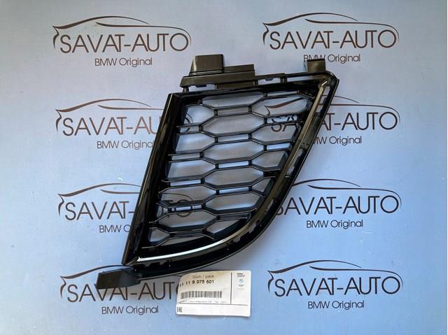 Решетка бампера переднего левая нижняя 51118075601 BMW