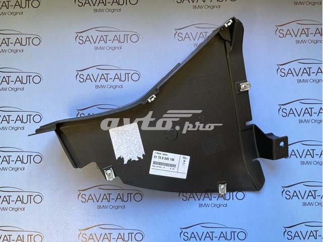 Защита бампера переднего, правая 51758045196 BMW