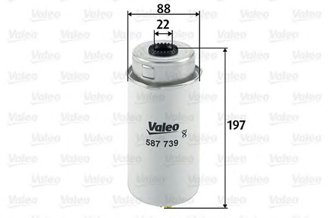 Топливный фильтр 587739 VALEO