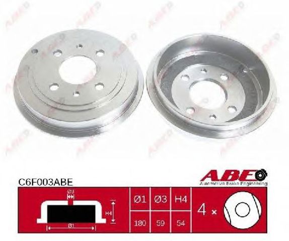 Тормозной барабан C6F003ABE ABE