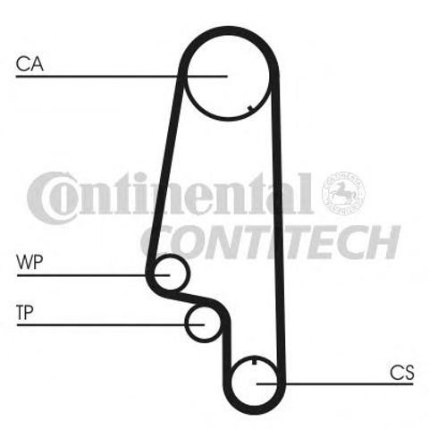 Ремень двигателя CT847 CONTINENTAL