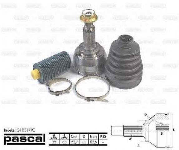 ШРУС наружный G1R017PC PASCAL