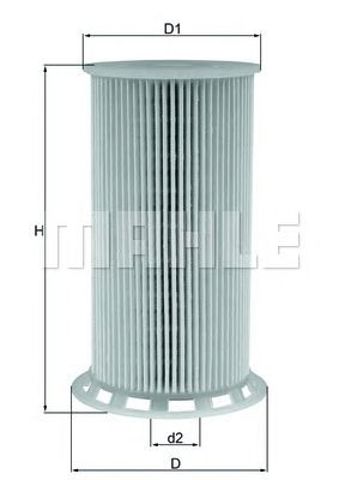 Фильтр топлива KX386 MAHLE