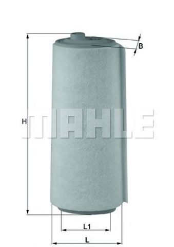 MAHLE LX823 Фильтр воздушный в наличии Житомир