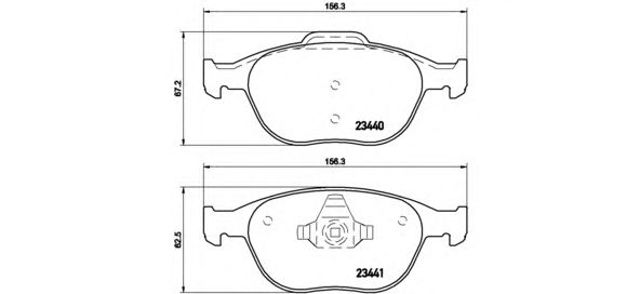 Колодки P24058 BREMBO