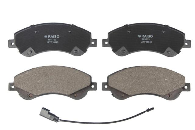 Колодки тормозные передние дисковые RP1723 RAISO