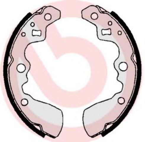 Колодки тормозные задние, барабанные S79501 BREMBO