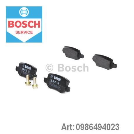 Задние дисковые колодки 0986494023 BOSCH