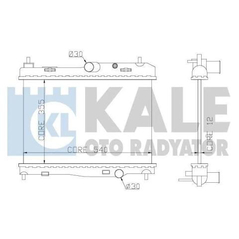356100 KALE Радиатор охлаждения двигателя купить в Киев