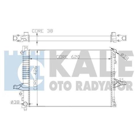 367200 KALE Радиатор охлаждения двигателя купить в Каменское