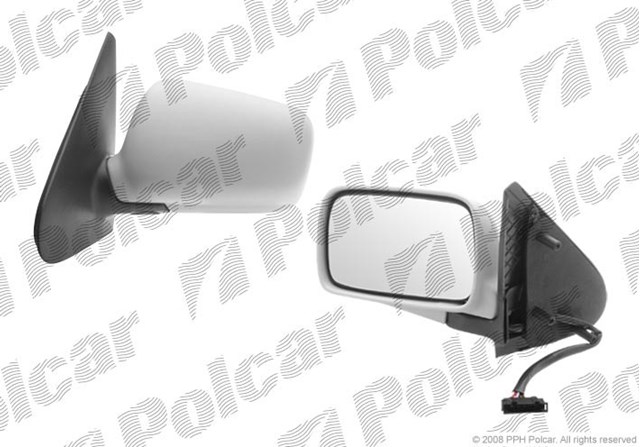 Зеркало внешнее лев volkswagen polo (6n) hb, 10.94-08.99 9524514E