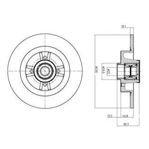 DELPHI BG9032RS Диск тормозной задний в наличии Полтава