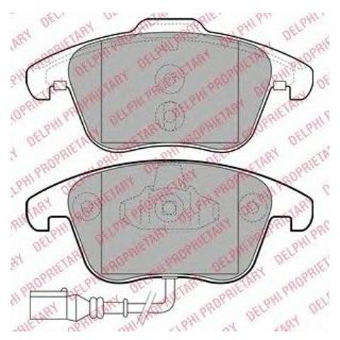 DELPHI LP2110 Колодки тормозные передние дисковые в наличии Каменское