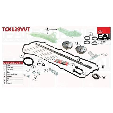 FAI TCK129VVT Цепь ГРМ, комплект в наличии Черновцы