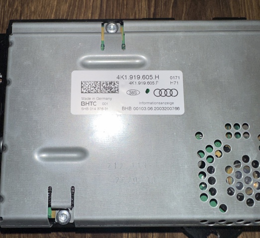 VAG 4K1919605H Дисплей многофункциональный в наличии Черновцы
