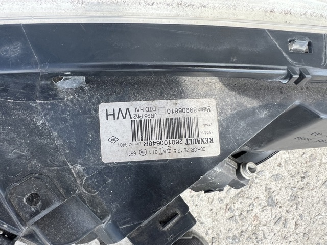 RENAULT 260100648R Фара правая в наличии Хмельницкий