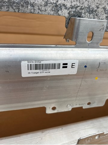 51117385288 BMW Усилитель бампера переднего купить в Ирпень