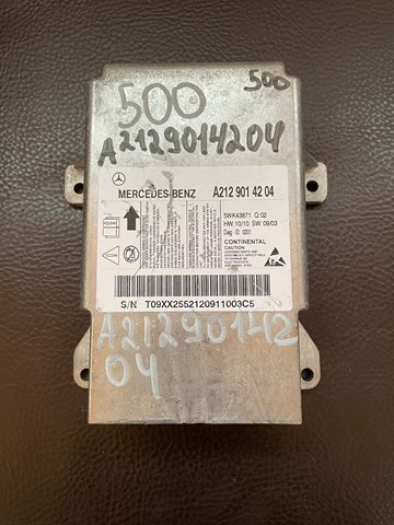 Модуль-процессор управления подушки безопасности A2129014204 MERCEDES