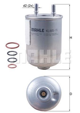 Фильтр топливный KL 485/15D
