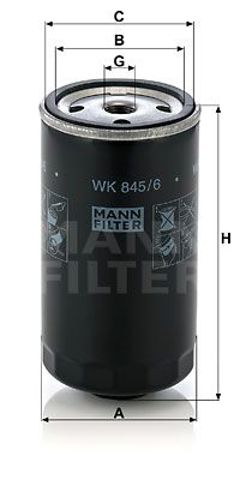 Фильтр топливный WK 845/6