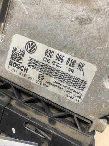 03G906016HK VAG Блок управления двигателем купить в Чернигов