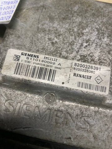 RENAULT 8200326391 Модуль управления (ЭБУ) двигателем в наличии Одесса