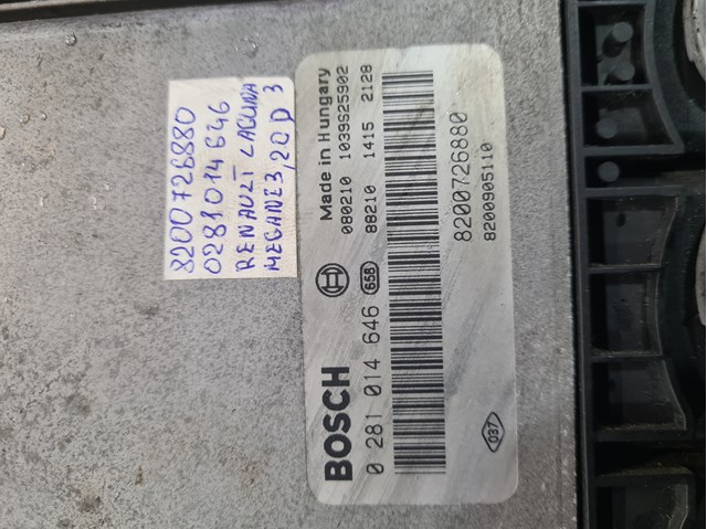8200726880 RENAULT Блок управления двигателем купить в Сумы