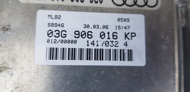 VAG 03G906016KP Блок управления двигателем в наличии Тернополь