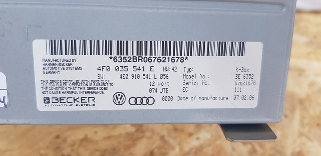 VAG 4F0035541E в наличии Павлоград