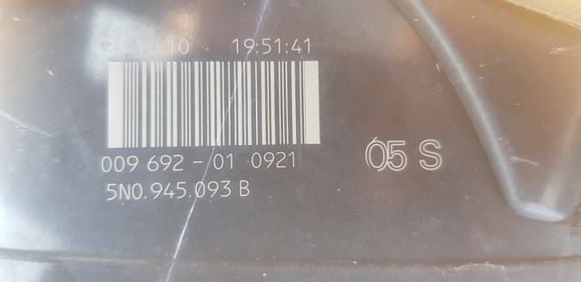 5N0945093B VAG Фонарь задний левый внутренний купить в Днепр