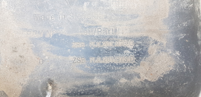7L0201973C VAG Защита днища, топливного бака купить в Черкассы
