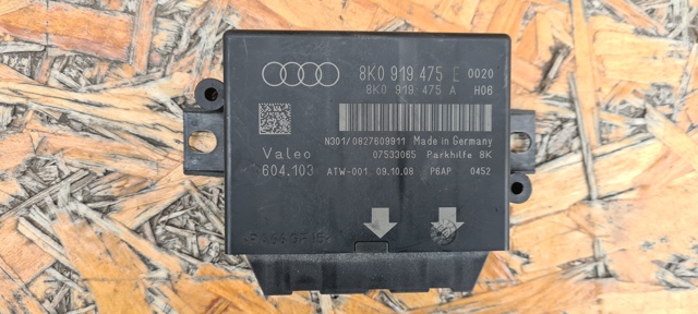 Модуль (блок ЭБУ) управления парктроником 8K0919475E VAG