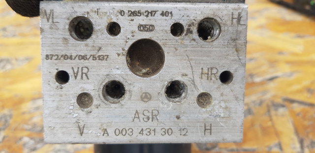 A0034313012 MERCEDES Блок управления АБС (ABS) гидравлический купить в Сумы
