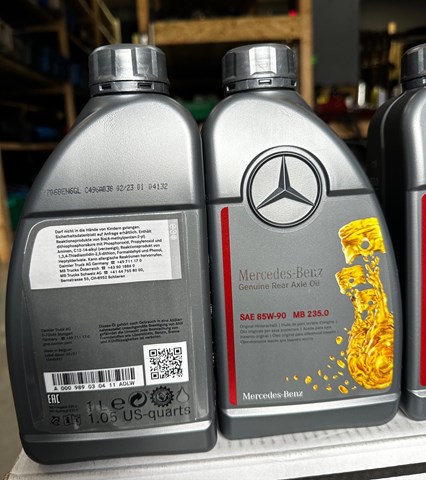 Масло коробки передач A000989030411 MERCEDES