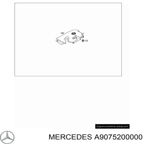 Защита картера двигателя A9075200000 MERCEDES
