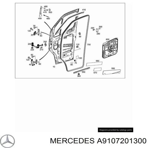 Навеска двери водителя (петли) A9107201300 MERCEDES