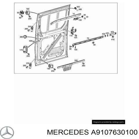 Ролик двери боковой правый центральный A9107630100 MERCEDES