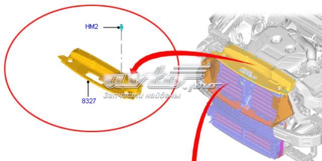 FT4Z16A238A FORD Накладка передней панели (суппорта радиатора) верхняя купить в Павлоград