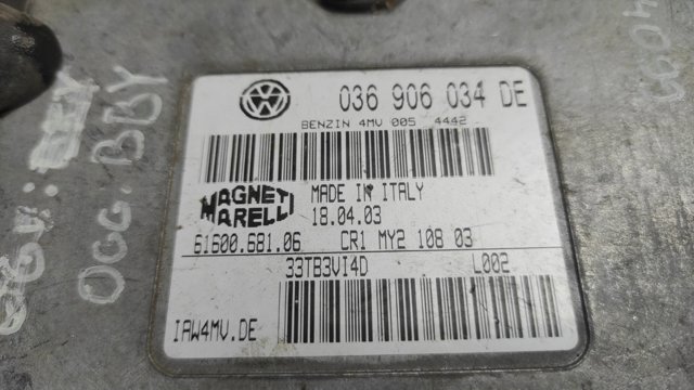 VAG 036906034DE Модуль управления (ЭБУ) двигателем в наличии Винница