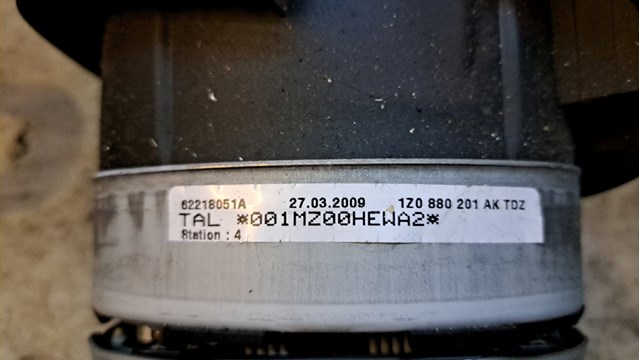 1Z0880201AK Подушка безопасности (AIRBAG) водительская купить Тернополь