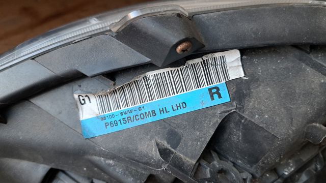 33100SWWG1 Фара правая купить Хмельницкий
