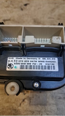 VAG 3T0820047H Блок управления режимами отопления/кондиционирования в наличии Харьков