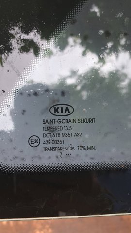 878401H100 HYUNDAI Стекло кузова (багажного отсека) правое купить в Каменское