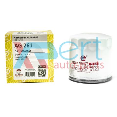Фильтр масла AG261 AG AUTO PARTS