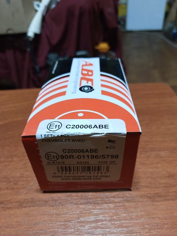 C20006ABE Колодки тормозные задние дисковые купить Сумы