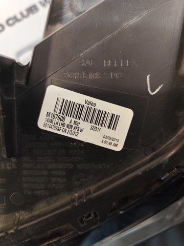 CHRYSLER 68144709AF Левая фара в наличии Черкассы