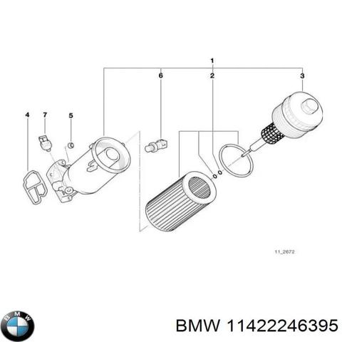 Корпус масляного фильтра 11422246395 BMW