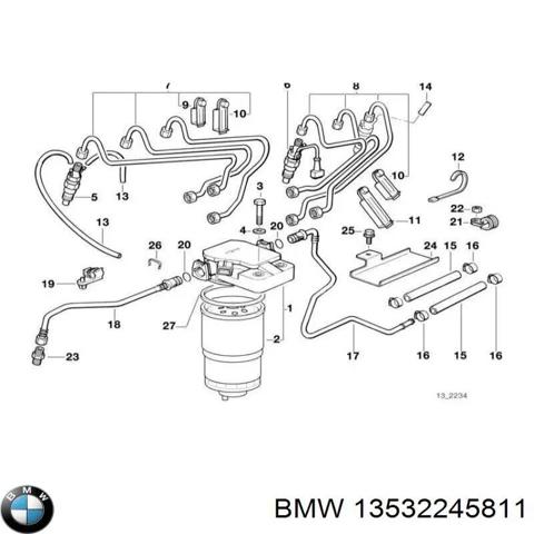Форсунки 13532245811 BMW