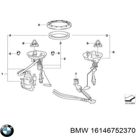 Датчик уровня топлива BMW 5